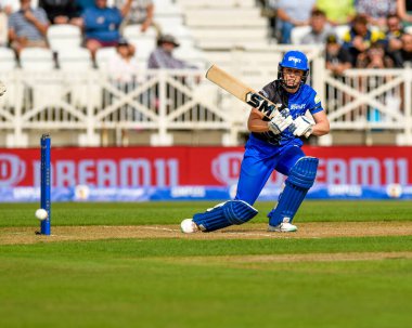 Londra Spirit 'ten Heather Knight, The Hundred maçında Trent Rockets' ın Londra 'lı kadınlara karşı oynadığı Trent Bridge, Nottingham, İngiltere' de 7 Ağustos 2024