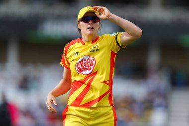 Trent Rockets 'dan Nat Sciver-Brunt, Trent Rockets' ın The Hundred maçında Trent Rockets Women vs London Spirit Women 'e karşı Trent Bridge, Nottingham, İngiltere, 7 Ağustos 2024