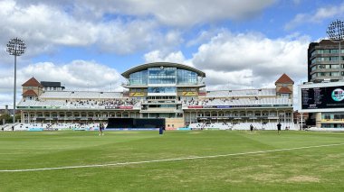 İngiltere 'nin Nottinghamshire-Trent Bridge, Nottingham, 9 Ağustos 2024 tarihli Royal London 1 günlük B Grubu karşılaşmasında Maç Öncesi Görüntü