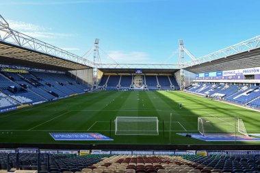 Deepdale 'in, 9 Ağustos 2024' te İngiltere 'nin Deepdale kentinde oynanan Preston North End-Sheffield United maçı öncesinde genel bir görüntüsü.