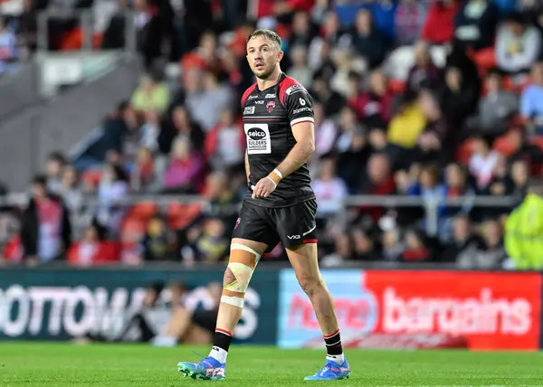 stock image Ryan Brierley of Salford Red Devils during the Betfred Super League Round 21 match St Helens vs Salford Red Devils at Totally Wicked Stadium, St Helens, United Kingdom, 8th August 2024