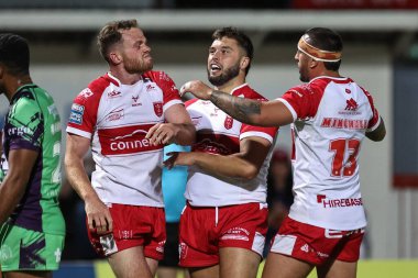 Hull KR 'dan Joe Burgess, 9 Ağustos 2024' te İngiltere 'nin Hull kenti Kingston' da oynanan Sewell Group Craven Park 'ta oynanan 21.