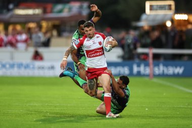 Hull KR takımından Oliver Gildart, 9 Ağustos 2024 'te İngiltere' nin Hull kentinde oynanan Sewell Group Craven Park 'ta oynanan 21.