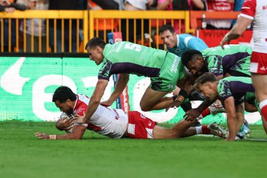 Hull KR 'dan Peta Hiku, 9 Ağustos 2024' te İngiltere 'nin Hull kenti Kingston' da oynanan Sewell Group Craven Park 'taki Hull KR-Castleford Tigers maçında Betfred Süper Lig 21.