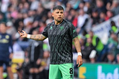 Sheffield United takımından Gustavo Hamer, 9 Ağustos 2024 'te İngiltere' nin Deepdale kentinde Preston North End ile Sheffield United maçında karşılaşacak.