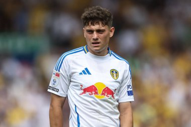 Leeds United takımından Dan James 10 Ağustos 2024 'te Leeds Road, Leeds, İngiltere' de Leeds United ve Portsmouth maçında karşılaştı.