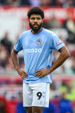 Ellis Simms of Coventry City during the Sky Bet Championship match Stoke City vs Coventry City at Bet365 Stadium, Stoke-on-Trent, United Kingdom, 10th August 2024 clipart