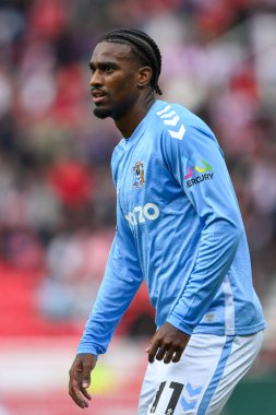 Coventry City 'den Hacı Wright Gökyüzü İddia Şampiyonası' nda Stoke City, Coventry City 'ye karşı Bet365 Stadyumu, Stoke-on-Trent, Birleşik Krallık, 10 Ağustos 2024