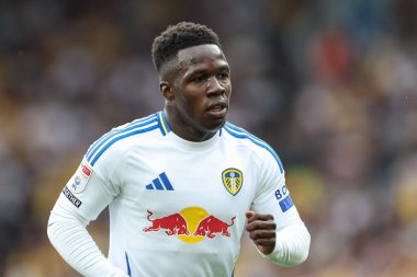 Leeds United takımından Wilfried Gnonto 10 Ağustos 2024 'te Leeds Road, Leeds, İngiltere' de Leeds United ve Portsmouth maçında