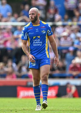 Leeds Rhinos takımından Matt Frawley 21. Betfred Süper Lig karşılaşmasında Leeds Gergedan 'a karşı Headingley Stadyumu, Leeds, İngiltere, 10 Ağustos 2024
