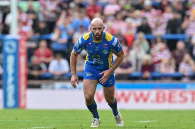 Leeds Rhinos takımından Matt Frawley 21. Betfred Süper Lig karşılaşmasında Leeds Gergedan 'a karşı Headingley Stadyumu, Leeds, İngiltere, 10 Ağustos 2024