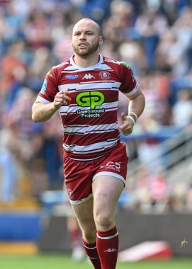 Wigan Warriors takımının Liam Marshall 'ı Betfred Süper Lig 21. Raundunda Leeds Gergedan' a karşı Wigan Warriors 'a karşı Headingley Stadyumu, Leeds, İngiltere, 10 Ağustos 2024
