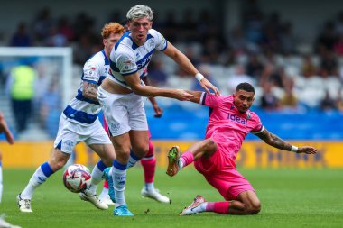 West Bromwich Albion takımından Karlan Ahearne-Grant Queens Park Rangers - West Bromwich Albion maçında Queens Park Rangers - Kiyan Prince Foundation Stadyumu, Londra, 10 Ağustos 2024