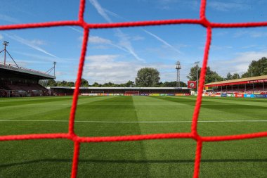 Crawley Town 'un bulunduğu Broadfield Stadyumu' nda, 10 Ağustos 2024 'te Crawley Town' a karşı Blackpool, Broadfield Stadyumu 'nda oynanan 1.