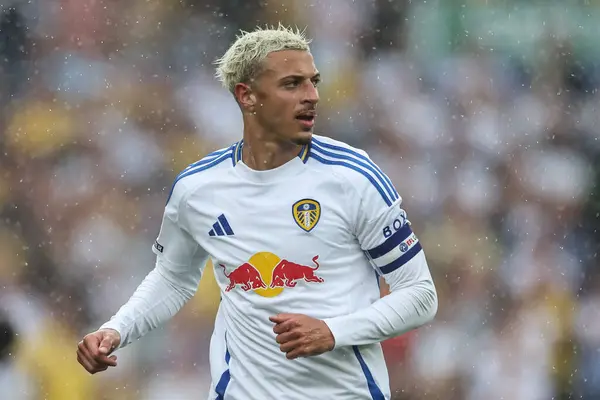 stock image Ethan Ampadu of Leeds United during the Sky Bet Championship match Leeds United vs Portsmouth at Elland Road, Leeds, United Kingdom, 10th August 2024