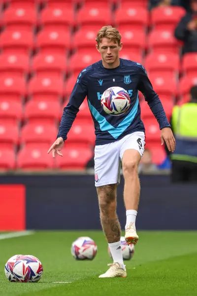 stock image Wouter Burger of Stoke City during the pre-game warmup ahead of the Sky Bet Championship match Stoke City vs Coventry City at Bet365 Stadium, Stoke-on-Trent, United Kingdom, 10th August 2024