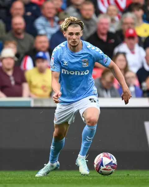 stock image Jack Rudoni of Coventry City in action during  Sky Bet Championship match Stoke City vs Coventry City at Bet365 Stadium, Stoke-on-Trent, United Kingdom, 10th August 2024