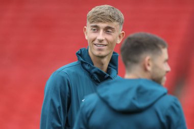 Bournemouth 'dan Dean Huijsen, Nottingham Forest' a karşı Bournemouth Premier Lig maçı sırasında 17 Ağustos 2024 'te Nottingham City Ground, Nottingham' a geldi.