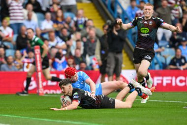 Wigan Warriors 'dan Jack Farrimond, Wigan Warriors' un 17 Ağustos 2024 'te Elland Road, Leeds' de St. Helens 'e karşı oynadığı Magic Weekend maçına gidiyor.