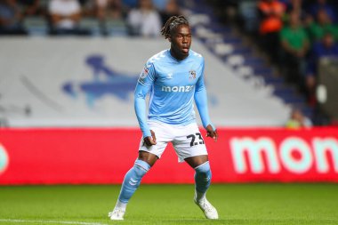 Coventry City 'den Brandon Thomas-Asante, Coventry City - Oxford United maçında Coventry Building Society Arena, Coventry, İngiltere, 16 Ağustos 2024