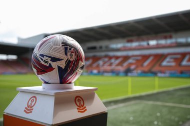 Gökyüzü İddia Ligi 1 'in önündeki maç Blackpool Stockport County ile Bloomfield Road, Blackpool, Birleşik Krallık' ta 17 Ağustos 2024 'te oynanacak.