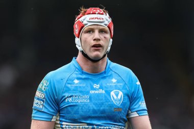 Sihirli Hafta Sonu Maçı 'nda St. Helens' ten Jonny Vaughan Wigan Warriors 'a karşı Elland Road, Leeds, İngiltere, 17 Ağustos 2024