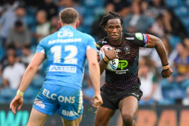 Wigan Warriors 'dan Junior Nsemba, Wigan Warriors' un 17 Ağustos 2024 'te Elland Road, Leeds' te St. Helens 'e karşı oynadığı Magic Weekend maçında ilk hamlesini yaptı.