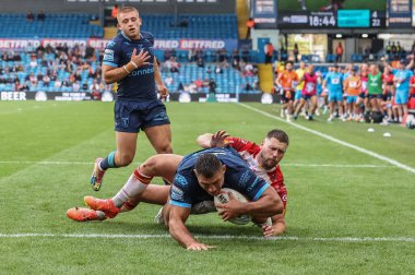 Ryan Hall of Hull KR, Magic Weekend maçında Catalans Dragons vs Hull KR 'a karşı 18 Ağustos 2024' te Elland Road, Leeds, İngiltere