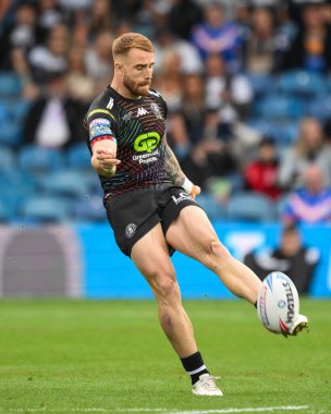Wigan Warriors 'dan Adam Keighran, Wigan Warriors' un 17 Ağustos 2024 'te Elland Road, Leeds' te St. Helens 'e karşı oynadığı Magic Weekend maçında sahaya çıktı.