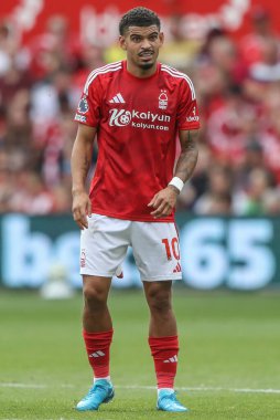 Nottingham Ormanı 'ndan Morgan Gibbs-White Premier League maçı sırasında Nottingham Forest, Bournemouth' a karşı City Ground, Nottingham, İngiltere, 17 Ağustos 2024