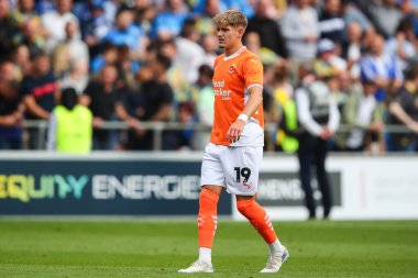 Blackpool 'dan Dom Ballard, Sky Bet Ligi 1 maçında Blackpool - Stockport County maçı, Bloomfield Road, Blackpool, İngiltere, 17 Ağustos 2024