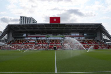 The Gtech Community 'nin Premier League maçı öncesinde genel bir görüntüsü Brentford' a karşı Crystal Palace, The Gtech Community Stadyumu, Londra, Birleşik Krallık, 18 Ağustos 2024