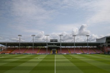 Bloomfield Road 'un içinde, Blackpool' un evi Sky Bet League 1 'in önünde, Blackpool - Stockport County maçı, Bloomfield Road, Blackpool, Birleşik Krallık, 17 Ağustos 2024
