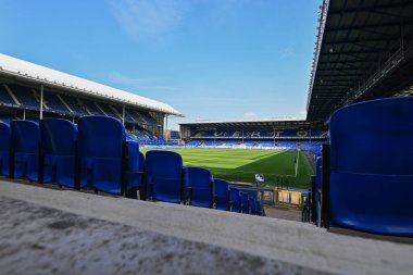 Goodison Park 'ın, 17 Ağustos 2024' te Goodison Park, Liverpool 'da oynanan Premier Lig karşılaşması öncesinde Everton ve Hove Albion arasındaki genel bir görüntüsü.