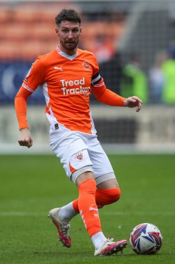 Blackpool 'dan James Husband Sky Bet Ligi 1 maçında Blackpool - Stockport County maçı, Bloomfield Road, Blackpool, İngiltere, 17 Ağustos 2024