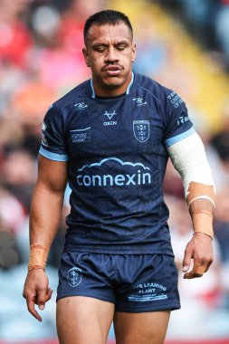 Hull KR 'dan Sauaso Sue Magic Weekend maçında Catalans Dragons, Hull KR' a karşı Elland Road, Leeds, Birleşik Krallık, 18 Ağustos 2024