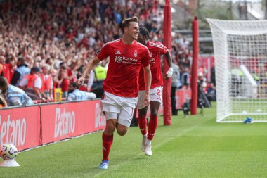 Nottingham Ormanı 'ndan Chris Wood Premier League maçında Nottingham Forest' a karşı Bournemouth City Ground, Nottingham, İngiltere 'de 17 Ağustos 2024' te 1-0 berabere kaldı.
