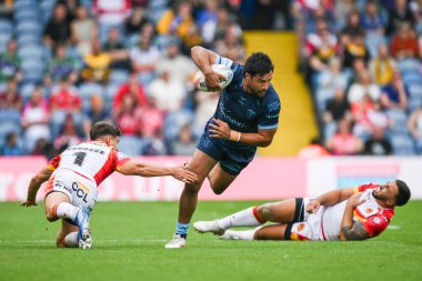 Hull KR 'dan Peta Hiku, 18 Ağustos 2024' te Elland Road, Leeds, Birleşik Krallık 'ta oynanan Sihirli Hafta sonu maçında Katalan Ejderhaları' ndan Arthur Mourgue ile Hull KR maçında karşılaşmadı.
