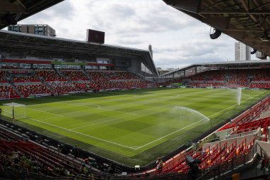 The Gtech Community 'nin Premier League maçı öncesinde genel bir görüntüsü Brentford' a karşı Crystal Palace, The Gtech Community Stadyumu, Londra, Birleşik Krallık, 18 Ağustos 2024