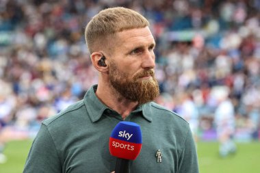 Sam Tomkins Magic Weekend maçı sırasında Warrington Wolves, Leeds Rhinos 'a karşı Elland Road, Leeds, İngiltere, 17 Ağustos 2024