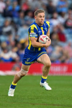 Warrington Wolves 'tan Matt Dufty, Warrington Wolves' a karşı Leeds Road, Leeds, İngiltere 'de 17 Ağustos 2024' te oynanan Magic Weekend maçında ilk hamlesini yaptı.
