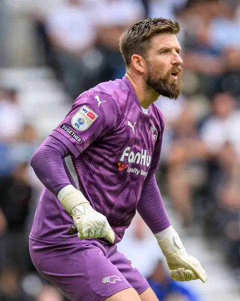 stock image Josh VICKERS of Derby County FC during the Sky Bet Championship match Derby County vs Middlesbrough at Pride Park Stadium, Derby, United Kingdom, 17th August 2024