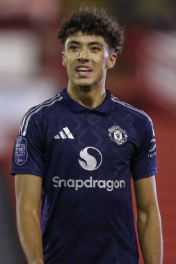 Manchester United 'dan Louis Jackson Bristol Street Motors Kupası maçında Barnsley, Manchester United U21' e karşı Oakwell, Barnsley, İngiltere, 20 Ağustos 2024