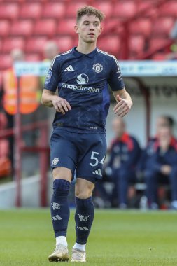 Manchester United 'dan Louis Jackson Bristol Street Motors Kupası maçında Barnsley, Manchester United U21' e karşı Oakwell, Barnsley, İngiltere, 20 Ağustos 2024