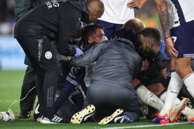 Tottenham Hotspur 'dan Rodrigo Bentancur, 19 Ağustos 2024' te King Power Stadyumu 'nda Leicester City Tottenham Hotspur' a karşı oynanan Premier Lig karşılaşmasında sakatlandı.