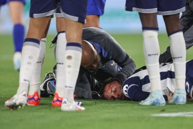 Tottenham Hotspur 'dan Rodrigo Bentancur, 19 Ağustos 2024' te King Power Stadyumu 'nda Leicester City Tottenham Hotspur' a karşı oynanan Premier Lig karşılaşmasında sakatlandı.