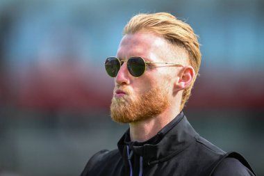 Ben Stokes, İngiltere Erkekler - Sri Lanka 1. Rothesay Deneme Maçı öncesinde Old Trafford, Manchester, İngiltere, 20 Ağustos 2024