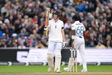 İngiltere 'den Harry Brook, 22 Ağustos 2024' te Old Trafford, Manchester, Birleşik Krallık 'ta 1. Rothesay Test Maçı 2.