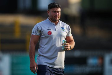Warrington Wolves takımından Joe Philbin, 23 Ağustos 2024 'te oynanan Betfred Süper Lig karşılaşmasında Castleford Tigers' a karşı Warrington Wolves ile The Mend-A-Hose Jungle, Castleford, Birleşik Krallık 'ta karşılaştı.