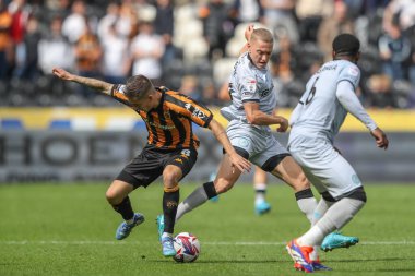Hull City 'den Marvin Mehlem, 24 Ağustos 2024' te MKM Stadyumu 'nda Hull City Millwall' a karşı oynanan Gökyüzü İddia Şampiyonası karşılaşmasında Millwall 'dan Casper de Norre tarafından yenildi.